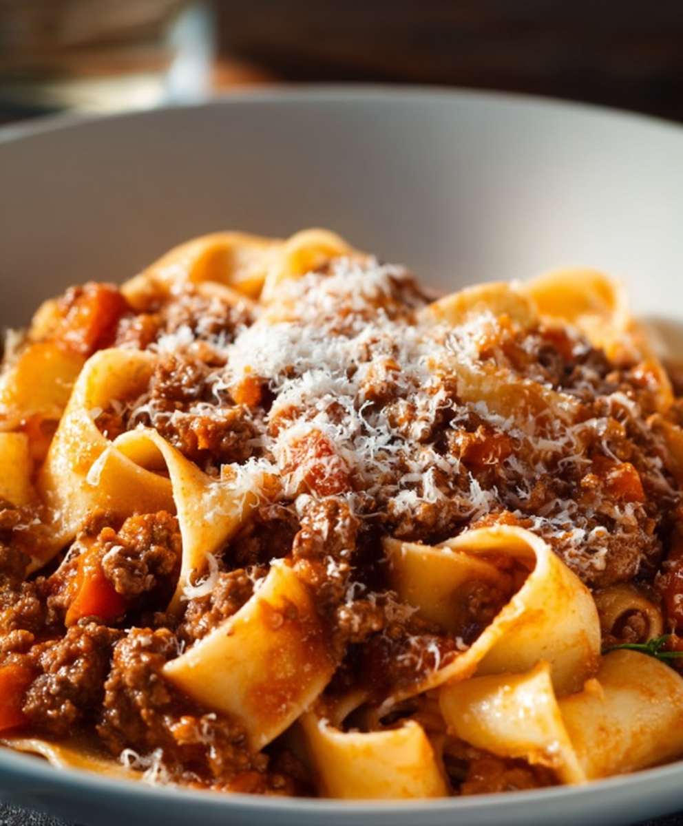 Slow-Simmered Ground Lamb Ragu