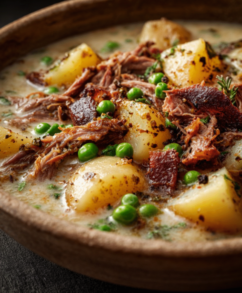Smoked Brisket Potato Soup