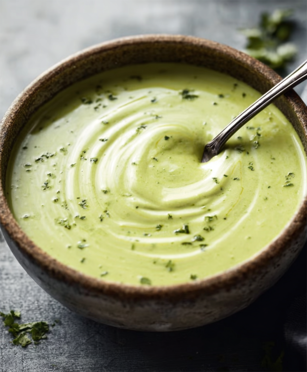 Smoky Poblano Cream Sauce Verde