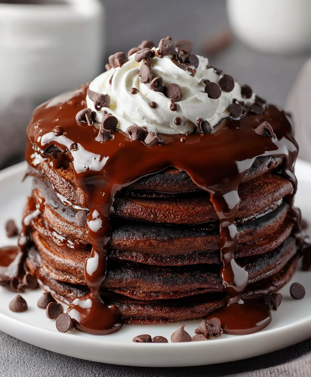 Truly Indulgent Chocolate Pancakes