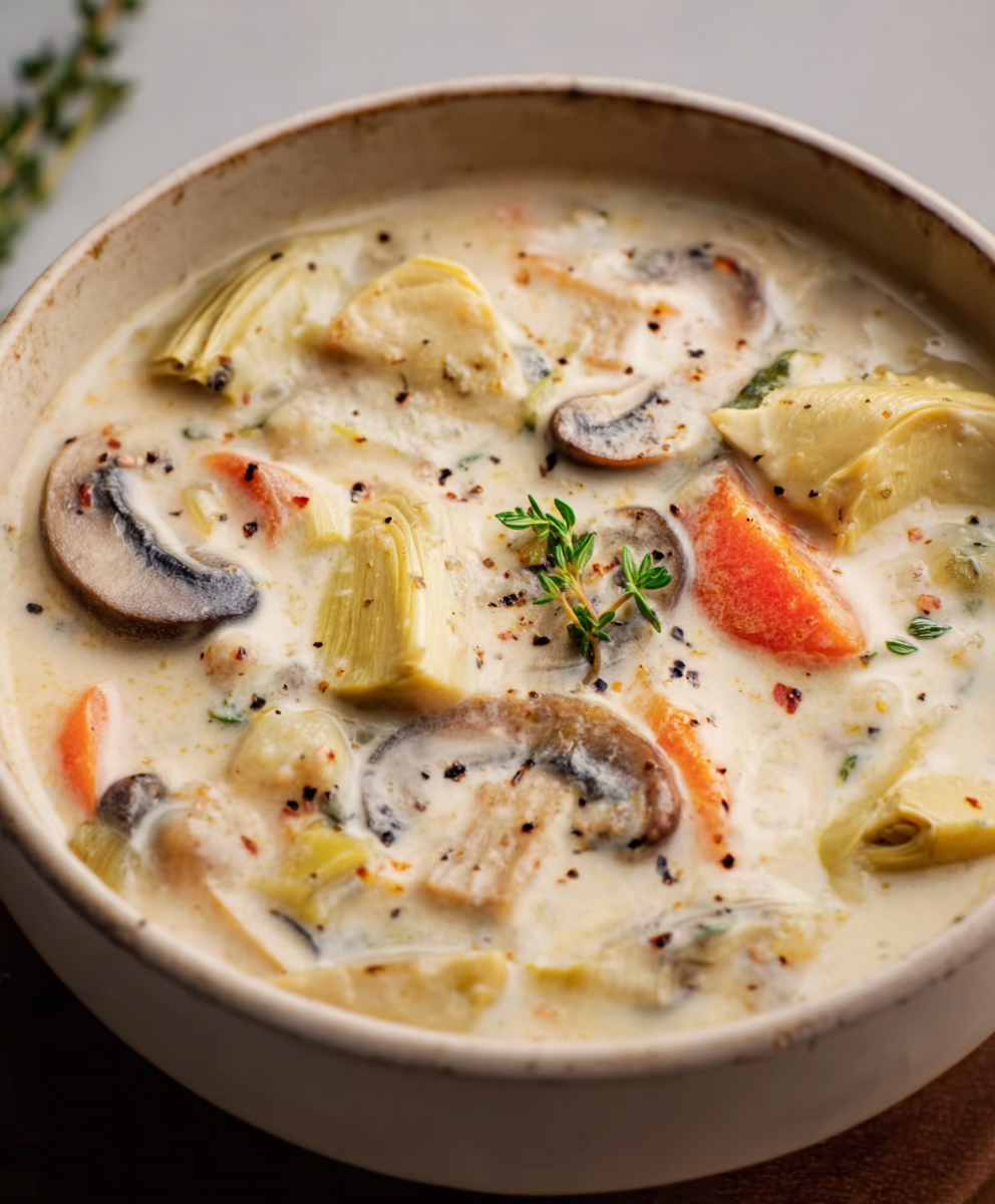 Ultra-Creamy Artichoke Soup