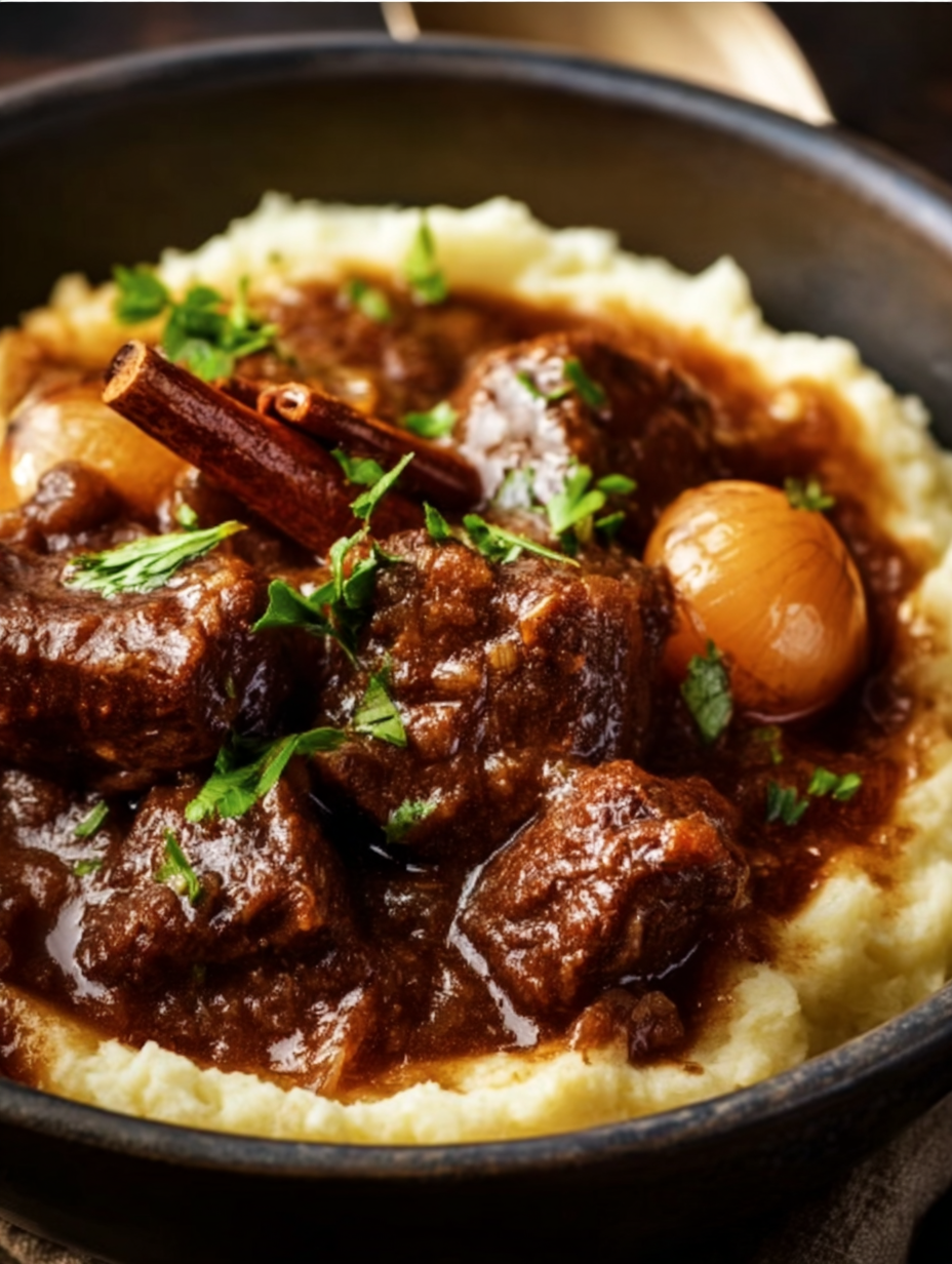 Authentic Greek Beef Stifado