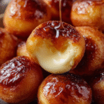 Crème Brûlée Donut Bites