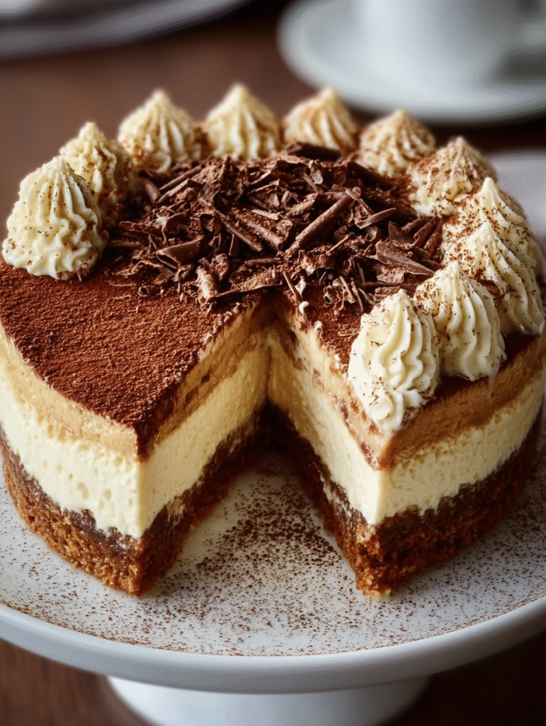 Decadent Tiramisu Cheesecake Dream