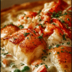 Golden Cream Lobster Pot Pie