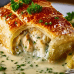 Golden Creamy Chicken Wellington