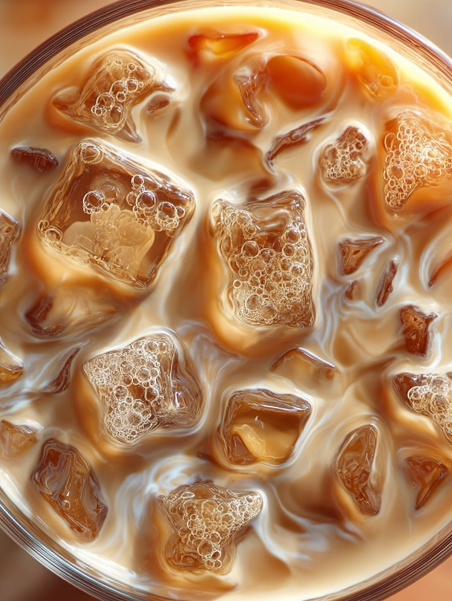 Iced Vanilla Jasmine Milk Tea Bliss