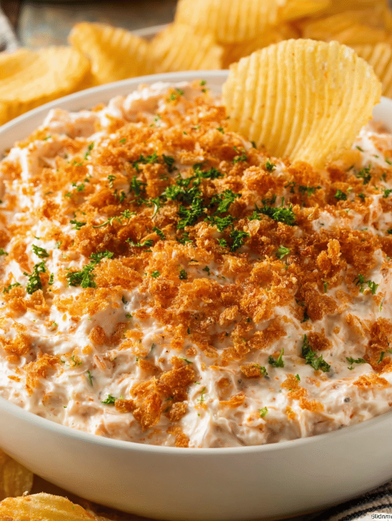 Loaded Blooming Onion Dip Supreme