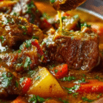 Slow-Braised Caribbean Lamb Stew (Fragrant Island Curry)