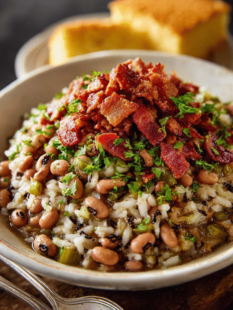 Smoky Bacon Hoppin’ John Bowl