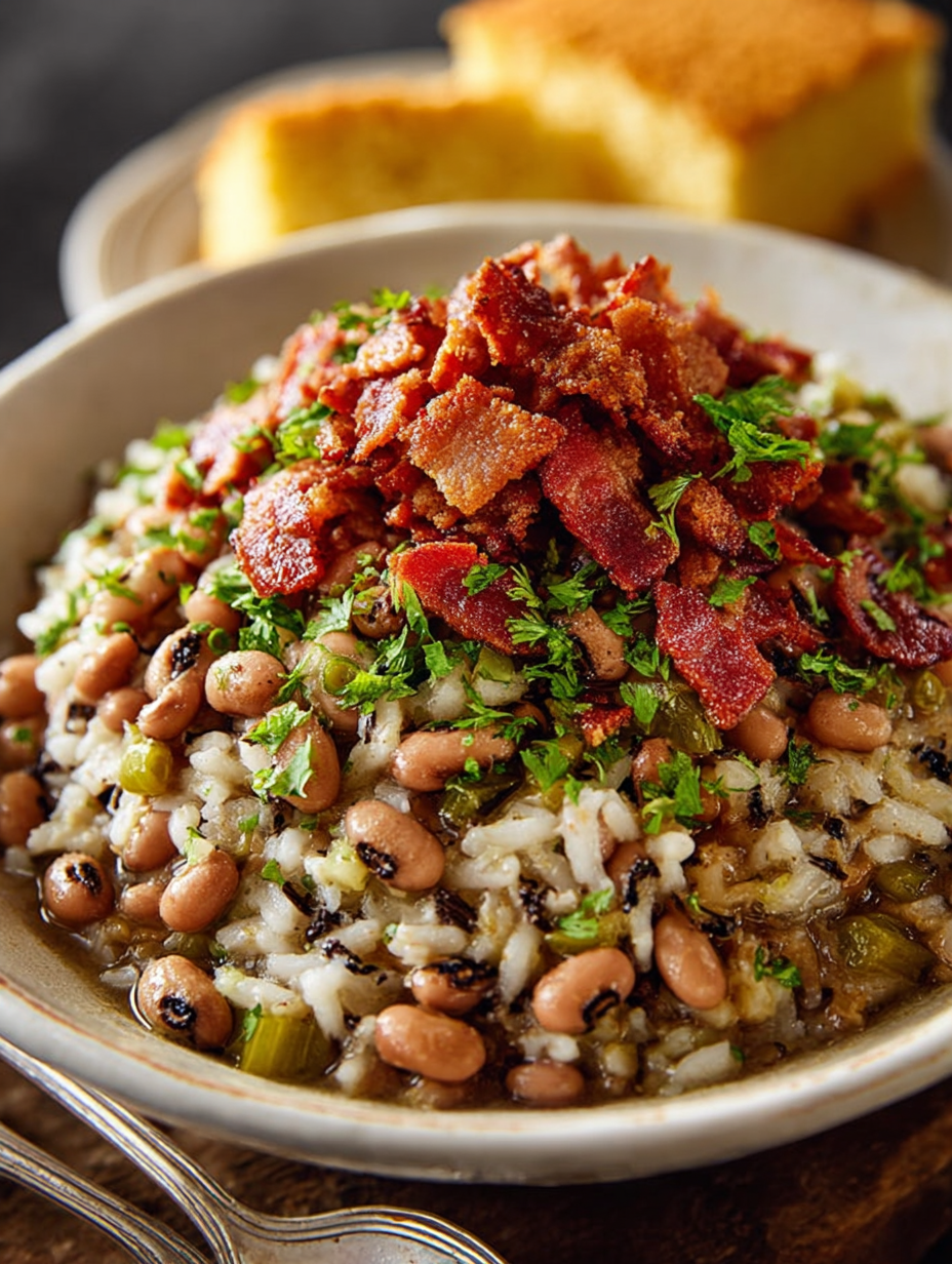Smoky Bacon Hoppin’ John Bowl