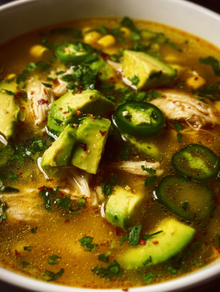 Zesty Jalapeño Lime Chicken Soup
