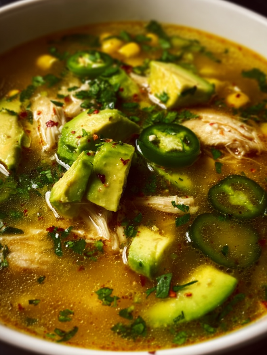 Zesty Jalapeño Lime Chicken Soup