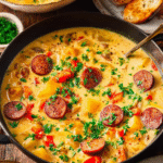 Creamy Cajun Sausage & Potato Comfort Soup