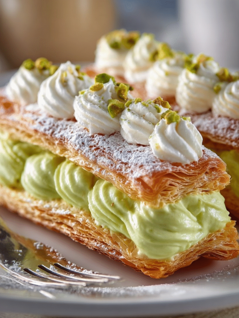Italian Pistachio Cream Dream Pastries