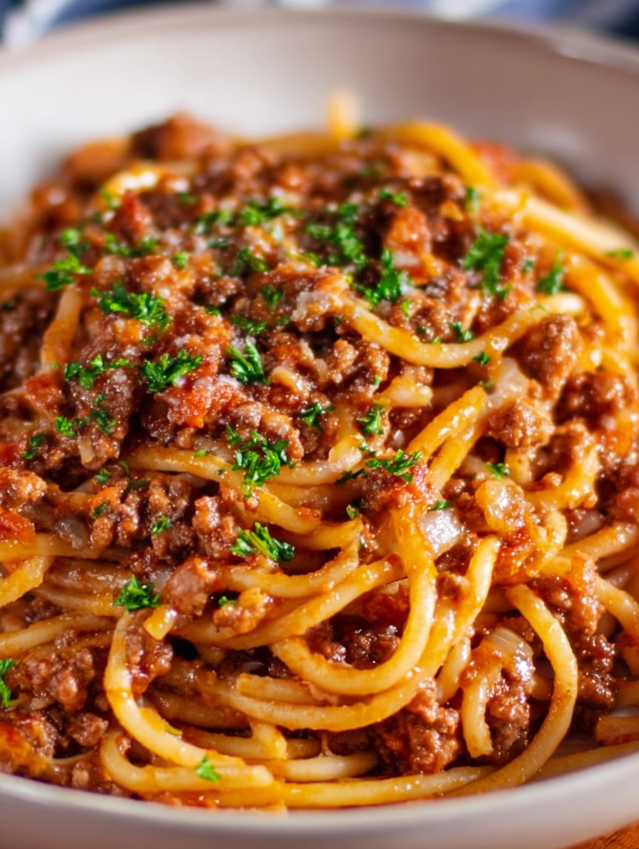 Rustic Greek Makaronia Me Kima